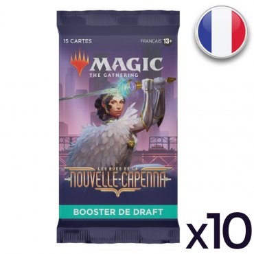 magic streets of new capenna set of 10 draft booster packs fr 
