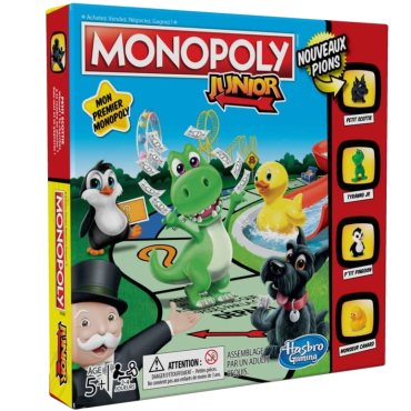 monopoly junior jeu hasbro boite 