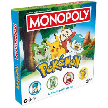 monopoly pokemon paldea jeu hasbro boite de jeu 