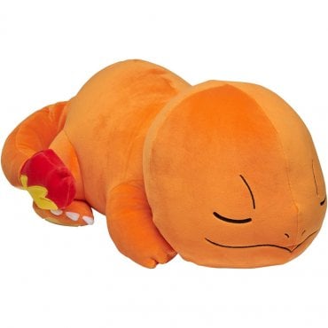 pokemon peluche 45 cm de long sleeping salameche 