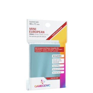 protege cartes mini european sized prime 46 x71 mm gamegenic ggs10050ml 