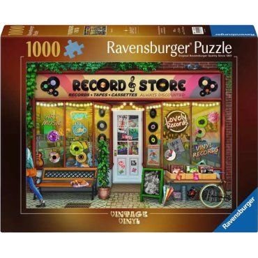 puzzle 1000 p vintage vinyl jeu ravensburger boite de jeu 