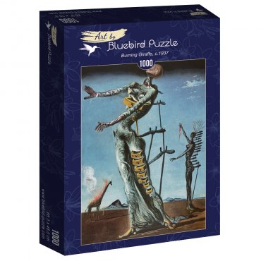 puzzle 1000 pieces bluebird dali girafe en feu 