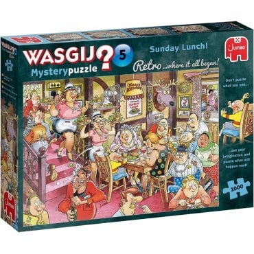 puzzle 1000 pieces wasgij mystery sunday lunch puzzle jumbo boite 