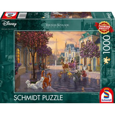 puzzle 1000 shmidt kinkade les aristochats 