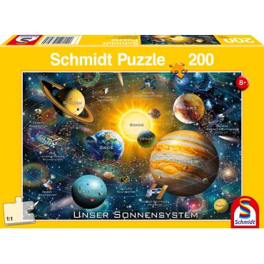 puzzle 200 schmidt notre systeme solaire 
