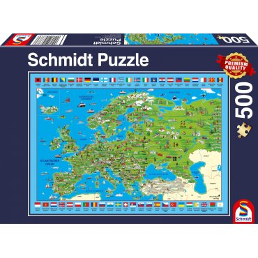 puzzle 500 schmidt europe 