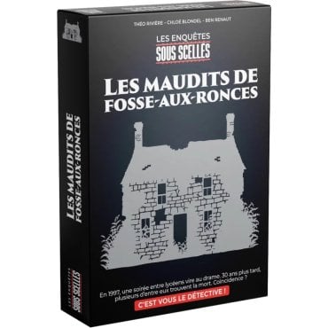 sous scelles les maudits de fosse aux ronces jeu enigami boite de jeu 