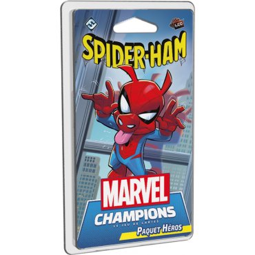 spider ham paquet heros marvel champions le jeu de cartes jeu ffg boite 