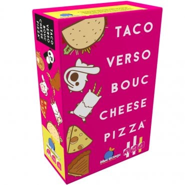 taco verso bouc cheese pizza jeu blue orange boite 