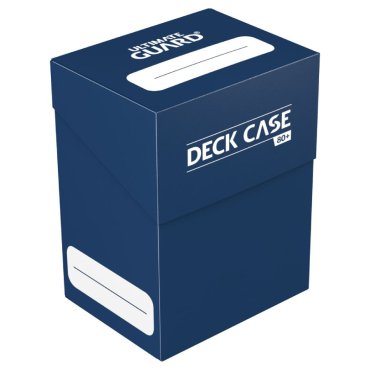 ugd010255 deck case 80 bleu fonce ultimate guard 