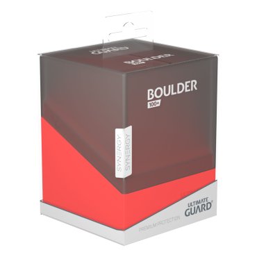 ugd011335 boulder deck case 100 synergy noir rouge ultimate guard 4 