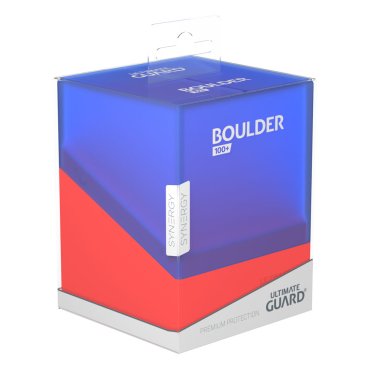 ugd011336 boulder deck case 100 synergy bleu rouge ultimate guard 4 