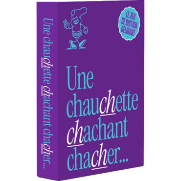 une chauchette chachant chacher jeu boite de jeu 