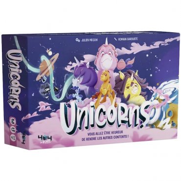 unicorns jeu 404 on board boite 
