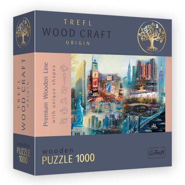 wooden puzzle 1000p new york jeu trefl boite de jeu 