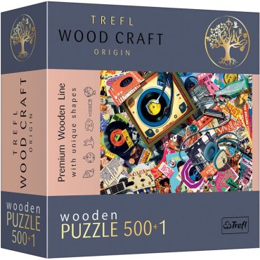wooden puzzle 500p world music jeu trefl boite de jeu 