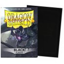 100 Classic Black Standard Size Sleeves - Dragon Shield