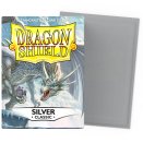 100 Silver Classic Standard Size Sleeves - Dragon Shield