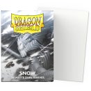 100 Snow Dual Matte Standard Size Sleeves - Dragon Shield
