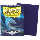 100 Night Blue Matte Standard Size Sleeves - Dragon Shield