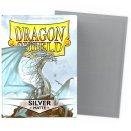 100 Silver Matte Standard Size Sleeves - Dragon Shield
