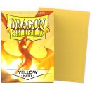 100 Yellow Matte Standard Size Sleeves - Dragon Shield