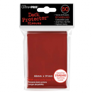50 Deck Protector Sleeves Red - Ultra Pro