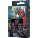 Cats!, the Masquerade - Box of 5 blue d10