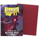 60 Blood Red Matte Japanese Size Sleeves - Dragon Shield