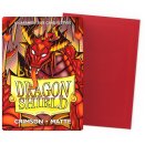 60 Crimson Matte Japanese Size Sleeves - Dragon Shield