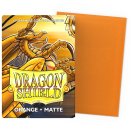 60 Orange Matte Japanese Size Sleeves - Dragon Shield