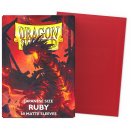 60 Ruby Matte Japanese Size Sleeves - Dragon Shield