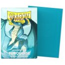 60 Turquoise Matte Japanese Size Sleeves - Dragon Shield