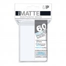 60 White Pro Matte Japanese Size Sleeves - Ultra Pro