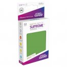60 Green Matte Supreme UX Japanese Size Sleeves - Ultimate Guard