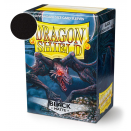100 Matte Black Standard Size Sleeves - Dragon Shield