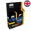 Display of 12 Jump to Lightspeed Carbonite Edition Booster Packs - Star Wars Unlimited EN