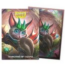 100 Brushed Art The Brushdrake Standard Size Sleeves - Dragon Shield