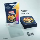 50 + 1 Captain Marvel Marvel Champions Art Sleeves 66 x 91 mm - Gamegenic