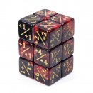 1 dé 6 modificateur positif Rouge Noir