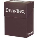 Chocolate Brown Deck Box 80+ - Ultra Pro