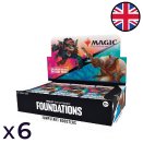 Magic: The Gathering Foundations Set of 6 Displays of 24 Jumpstart Boosters - Magic EN