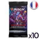 D&D : Adventures in the Forgotten Realms Set of 10 Set Booster Packs - Magic FR