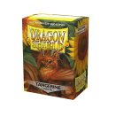 100 Tangerine Dual Matte Standard Size Sleeves - Dragon Shield