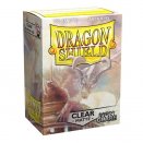 100 Matte Non Glare Clear Standard Size Sleeves - Dragon Shield