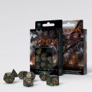 Dice Set Dragons Bottle Green & Gold - Q-Workshop