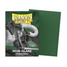 100 Forest Green Matte Non-Glare Standard Size Sleeves  - Dragon Shield