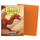 100 Matte Amber Standard Sized Sleeves - Dragon Shield