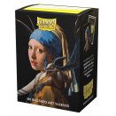 100 Art Girl with a Pearl Earring Brushed Art Standard Size Sleeves - Dragon Shield